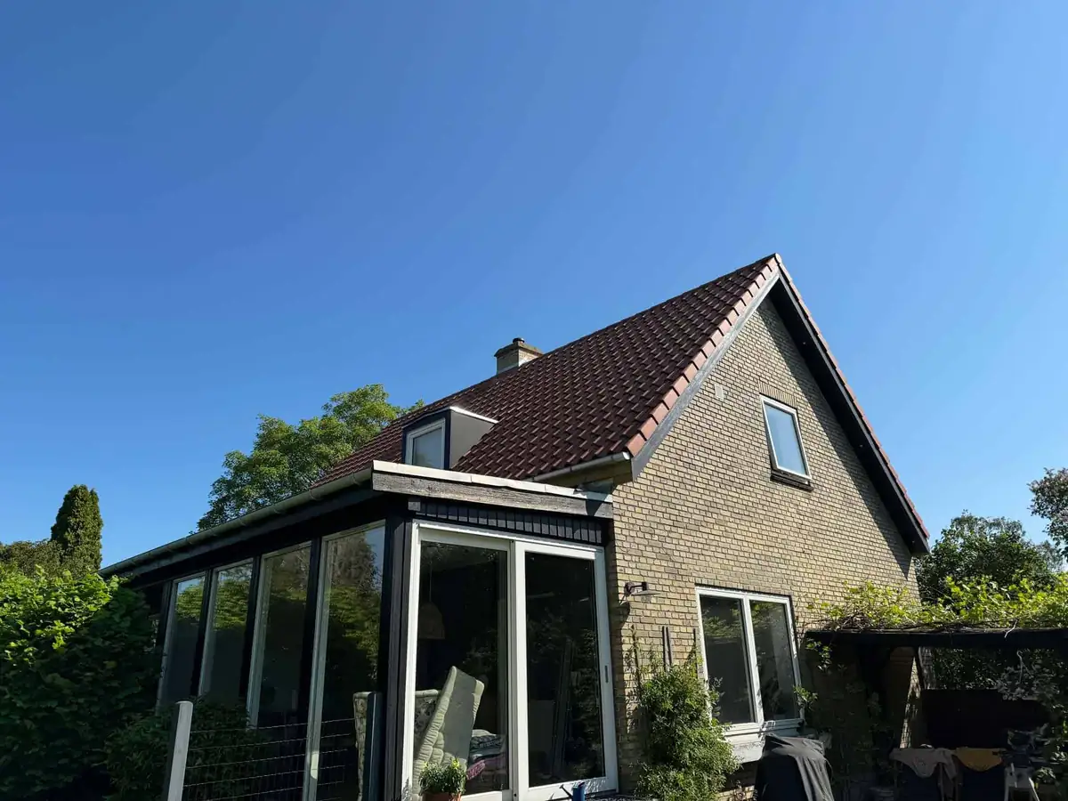 Aldershvilevej Lyngby — gavl og udestue
