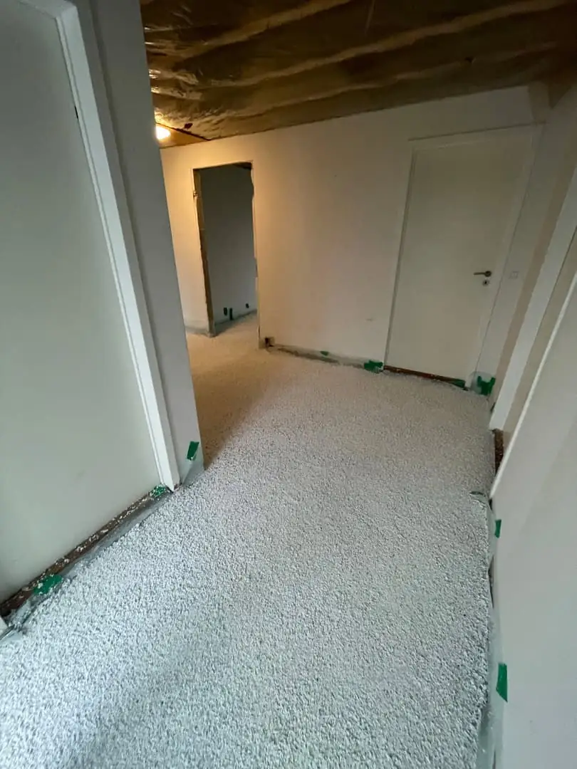 Renovering Frederikssund — fjernet loft og blottede konstruktioner